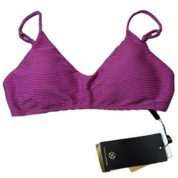 VIX Swim Bikini Kayla Luli Top D Cup NWT Lotus Purple - Picture 1 of 7